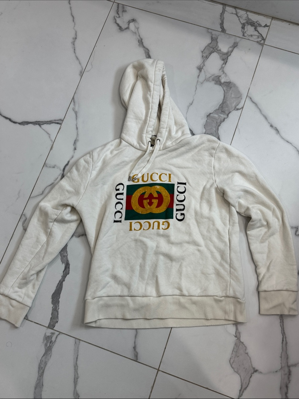 Gucci Hoodie Cream color